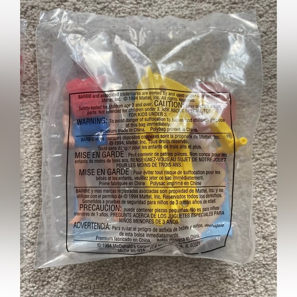 Vintage McDonald’s Cool Country Barbie & Lifeguard Ken Happy Meal Toy 1994 - Picture 5 of 6
